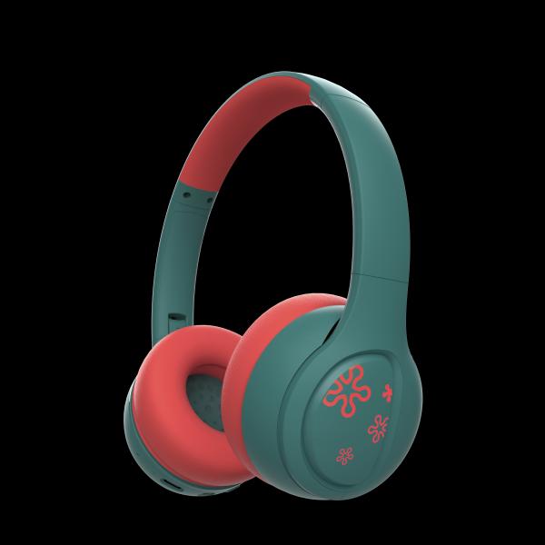 Safe Low Decibel Children Bluetooth Headset Foldable Adjustable Headband,40MM Driver Stereo Earphone Support 3.5mm AUX for Study
