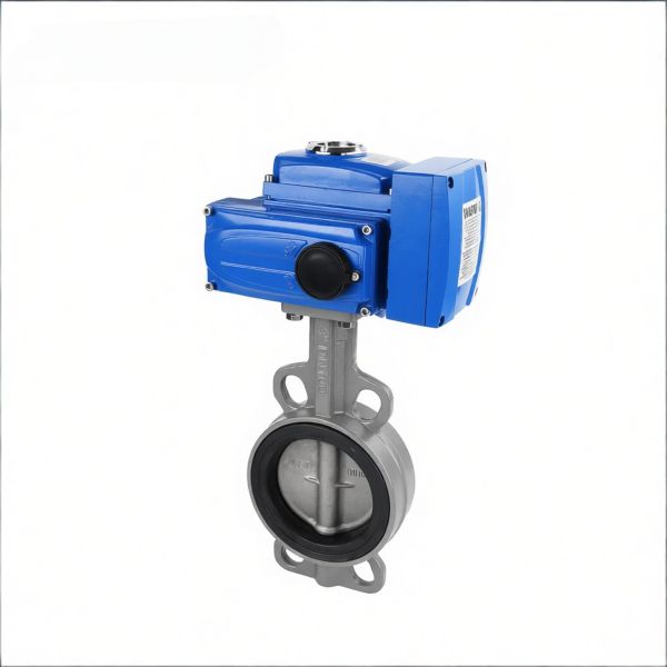 2IN10IN Electric Cast Iron WCB Soft-Sealed Centerline Adjustable Butterfly Valve DC24VAC110V/220V/380V Ordinary/Intelligent Type