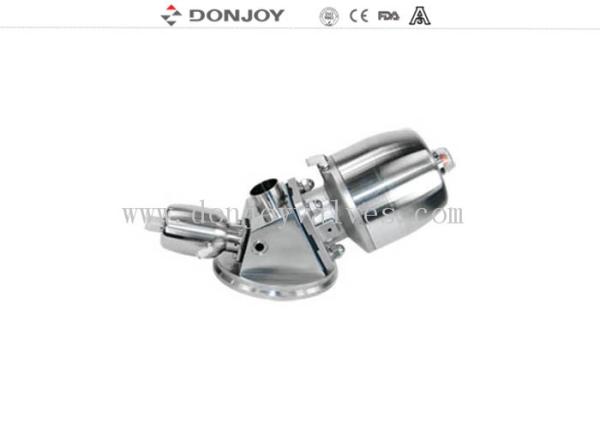 válvula de diafragma sanitária 1 do tanque da parte inferior pneumática ou manual de 316L - 4