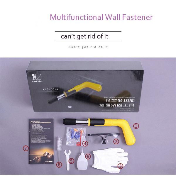Compact Portable Ceiling Nail Gun for Concrete and Steel Roofing Applications