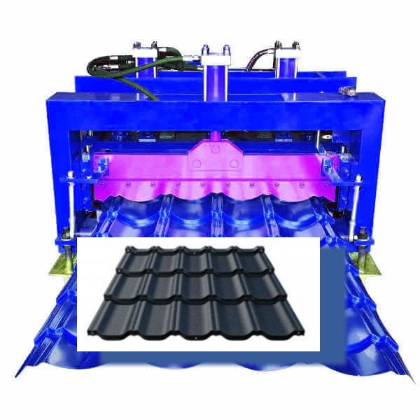 5.5KW station hydraulique machine de formage de rouleaux de carreaux de toit en métal gamma pour les toits durables