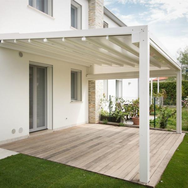 Bioclimatic водоустойчивая съемная Retractable крыша ткани тени