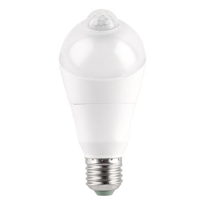 9W Outdoor PIR Sensor Light Bulb With ABS+PC Housing Material