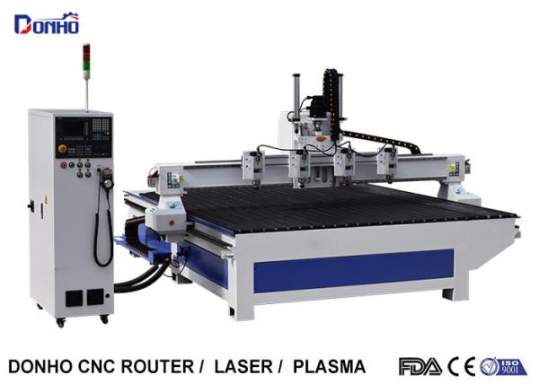 Four Spindles CNC Router Machine / C And C Router Table For Fuiniture Industry
