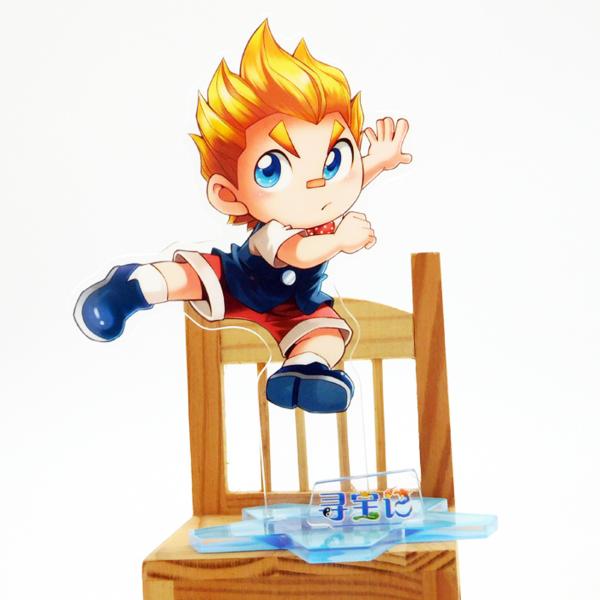 Creative Holographic Anime Acrylic Stands Charms Single Side Printed