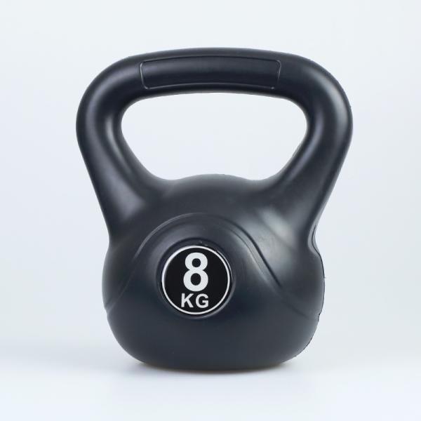 Unisex 2 4 6 8 10 kg Black Kettle Bell Weight Training Competition Cement Kettle Bell