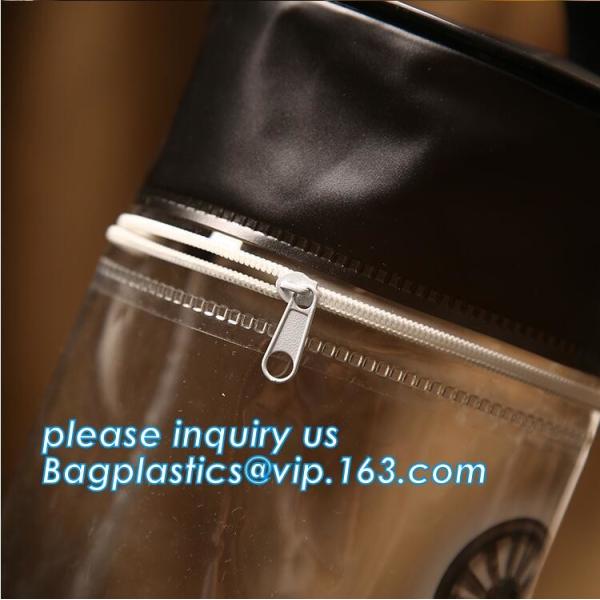 cosmetic bag and travel bag, makeup cosmetic bag promotional, Travel Pouch, Manufacture Clear PVC Zipper Puller Cosmetic