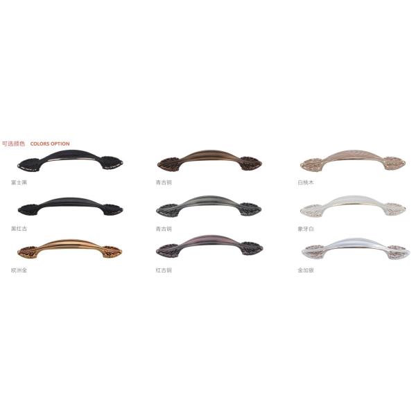 Luxury Handle for cabinet/furniture drawers Zinc alloy 96/128mm