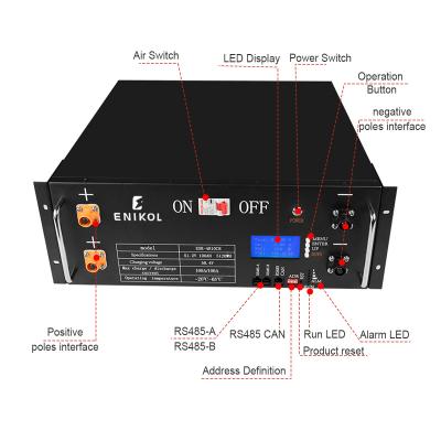 Bateria de armazenamento de energia 48V 100ah 200ah Lifepo4 Bateria de lítio