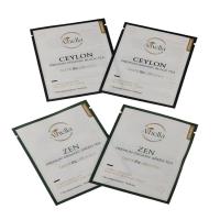 Sachet de petite taille compostable sur mesure pour le thé poudre de café sachet de papier kraft biodégradable pour la gomme