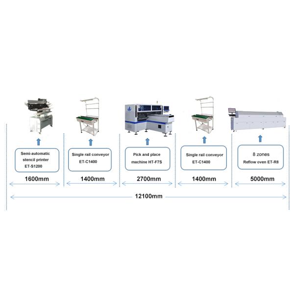 T5 / Свет трубки СИД T8/T10 делая машину SMT Mounter 180000CPH