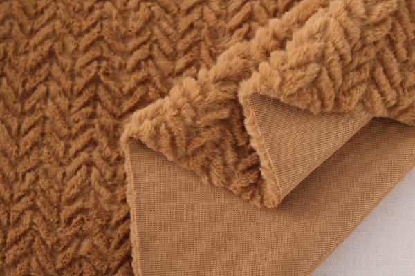 Recycled 100% Polyester Plush Fabric Soft Faux Rabbit Fur Fabrics for Clothing Toy Soft Fabric Home Blanket Textile Shoes