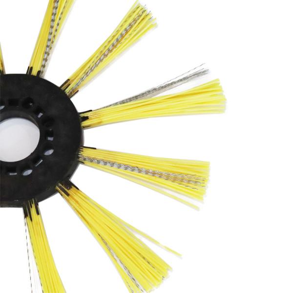 Подгонянный метельщик дороги индустрии роторный чистит голубой цвет щеткой