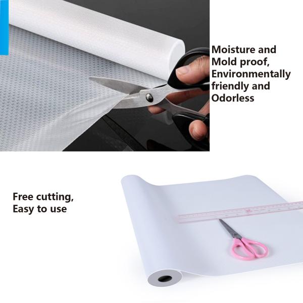 Пластмассовый линейный коврик для шкафа кухни, полки ящика и холодильника водонепроницаемый