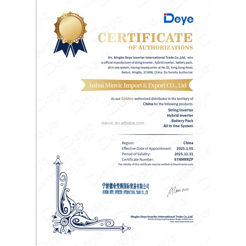 DEYE Best Quality SUN-1/2/3/3.3/3.6/4K-G04P1-EU-AM1 Solar Inverter for Home Solar System