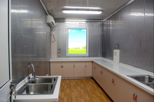 Custom-made Dismountable Kitchen Container - Knockdown Wall Panel System,