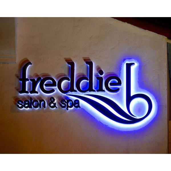 3d Company Name Outdoor Circular Logo Customacrulic Led Sign Backlit Box Illuminated Light Letters