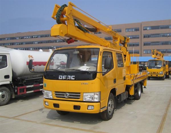 12 Meters Aerial Lift Truck , High Altitude Platfrom Bucket Lift Truck
