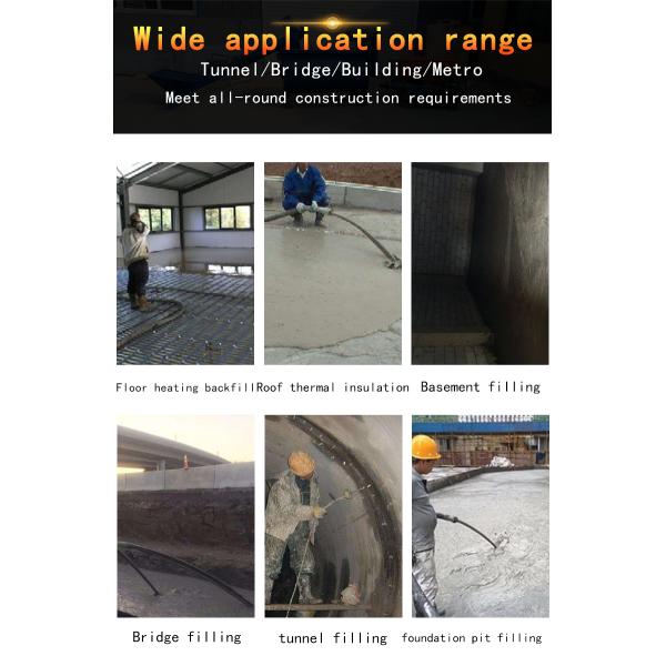80m Vertical Height Cellular Concrete Foam Concrete Pump Clc Foam Generator Concrete Machine