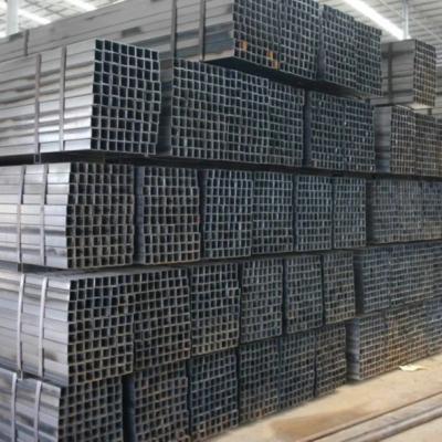 Q195 Black Rectangular Steel Tube 6m Hollow Section Pipe For Fence Tubing