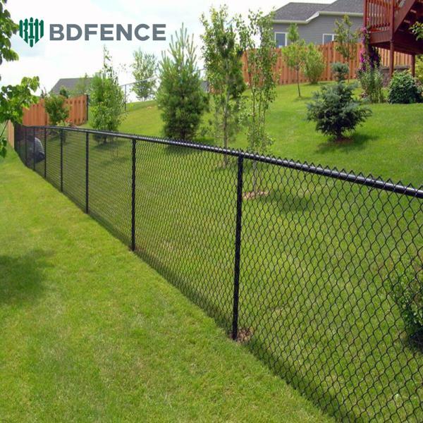 Hot Dipped Galvanized Chain Link Fence Easy Assembly Rust Prevention In Home Garden