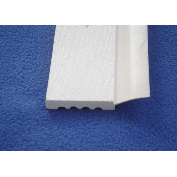 Прессформа отделки ПВК стопа двери гаража, белая прокладка погоды двери гаража ПВК