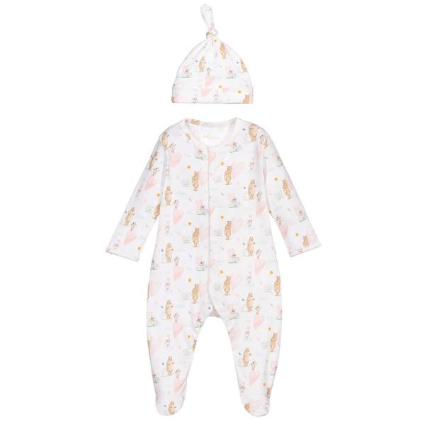 Newborn Jumpsuit Plain Autumn Long Sleeve Infant Clothing Bodysuit Cotton Baby Romper With Hat