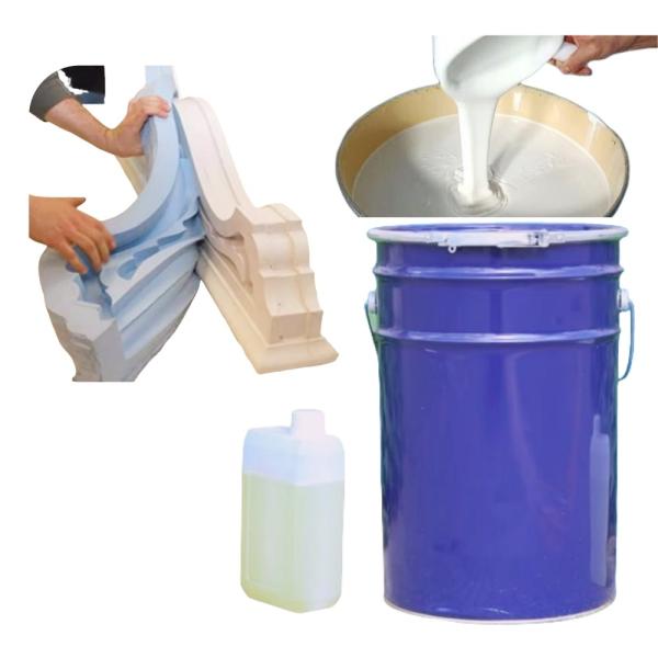 High-quality Tin-Cure Liquid Silicone Rubber (LSR) – for craft and architectural mold making