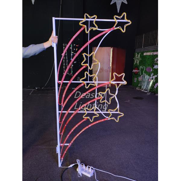 outdoor lamp post decorations christmas motif lights