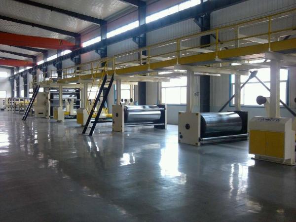 High Speed Corrugated Box Manufacturing Machine 105 - 180g / m2 Corrugated Paper