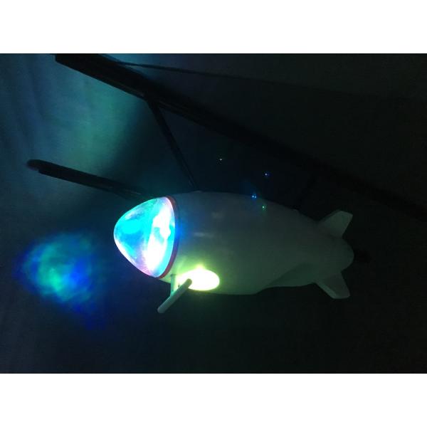OEM Resin Art Sculpture Fiberglass Toys With Colored Lights Sit And Set Off Atmosphere