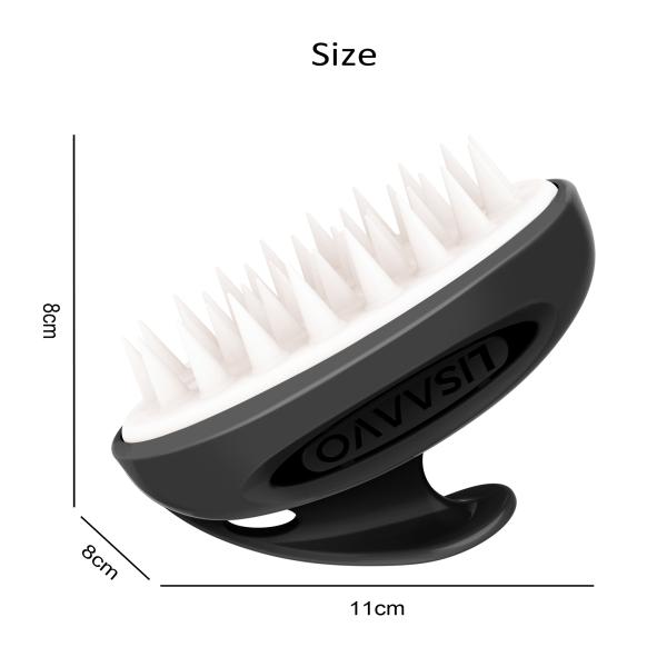 Pet Hair Wash Massager ABS+TPR Scalp Exfoliating Shampoo Brush