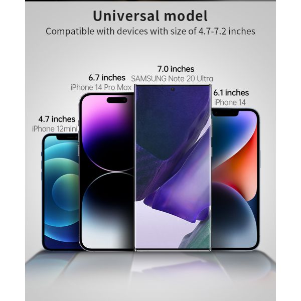 Yesido C262 Universal Car Phone Holder with 360° Revolve Flexible Adjustment for 4.7-7.2 Inches Devices