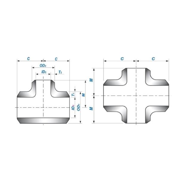 High Pressure Seamless Thick Wall Equal Tee Stainless Steel Reducing Tee Welded Tee A403 A182