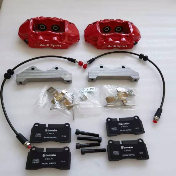 Красные линии тормоза кронштейна крумциркуля тормоза GT4 для фронта Audi A1