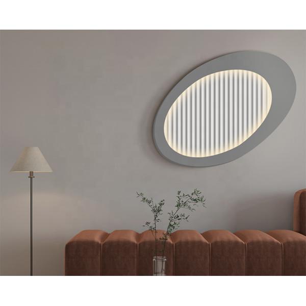 Decoración para el hogar Artwork de madera impermeable Led Light Art de pared 3d Pintura de talla en madera