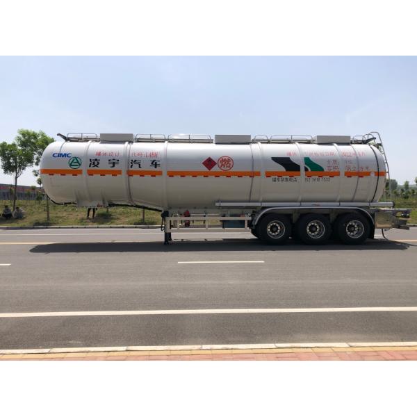 Steel CIMC LINYU 48000 Liter Fuel Trailer for Transporting Crude Oil Efficiently