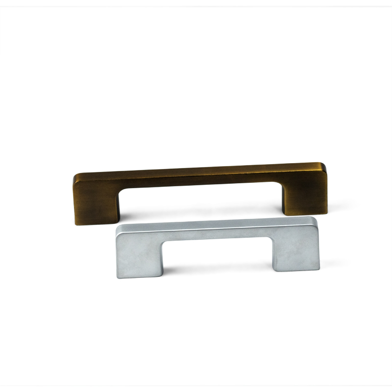 Modern Kitchen Silver Drawer Handles Zinc Knobs for Furniture Cabinet c Handles