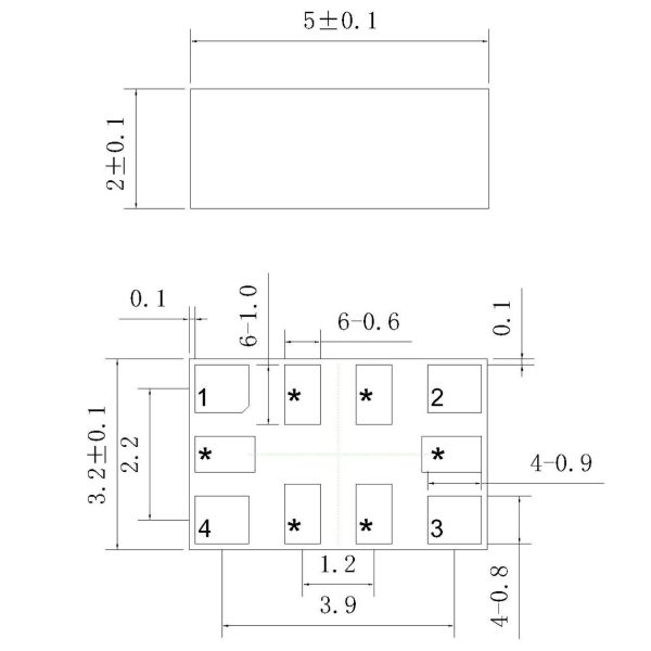 temperature compensated crystal oscillator ABRACON AST3TQ53-T-40.000MHZ-5-SW with LVCMOS and clipped sine wave output options