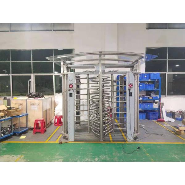 304 Stainless Steel Full Height Turnstile Gate With QR Code For Prison / Neighborhoods