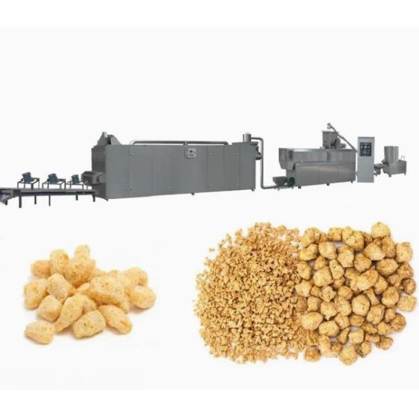 Vegetable Protein Food Production Line Machine / Fiber soya nuggets extruder