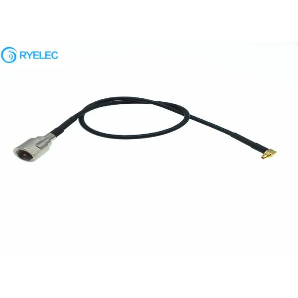 320mm RF Electrical Coaxial Aerial Cable , FME To MMCX Low Loss Cable Assembly