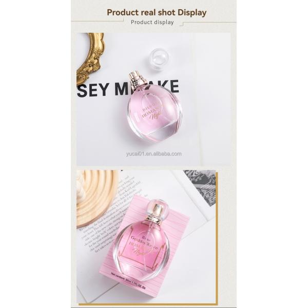 Floral Fragrance Family Long-lasting Natural Fresh 50ml Rose Perfume Spray for Women