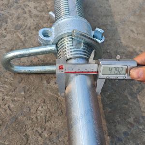 Construction Temporary Structures Lightweight Galvanized Acrow Prop With Cup Sleeve G Pin