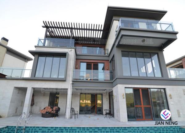 Anodized Swing Airproof Slim Profile Aluminium Windows With Aluminum Alloy Profiles