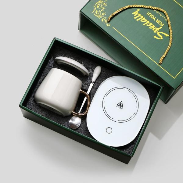 Stay Cozy with Warm Cup Set and Automatic Heating Coasters Shipping Cost Included