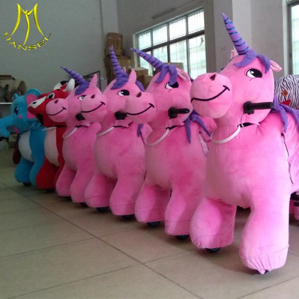Hansel  cheap kids electric animal toy ride on dinosaurs motorized plush riding animals