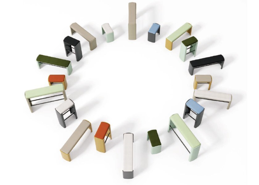 D 1 Modular Seating Lounge Modular with Whorl Design Wireless Charging and Diversified Combinations