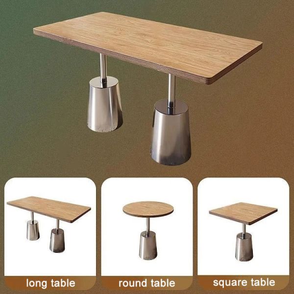 Modern Design Semi-Circular Sofa Booth Commercial Table Chair Set for Restaurants and Hotel Dining Area