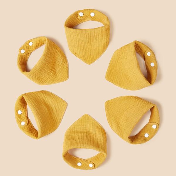 Factory Wholesale Baby Bibs For Feeding Muslin Cotton Stuff Crepe Cotton Bibs Bavoir